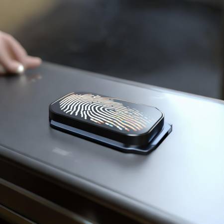 指纹锁:安全传感器比对指纹