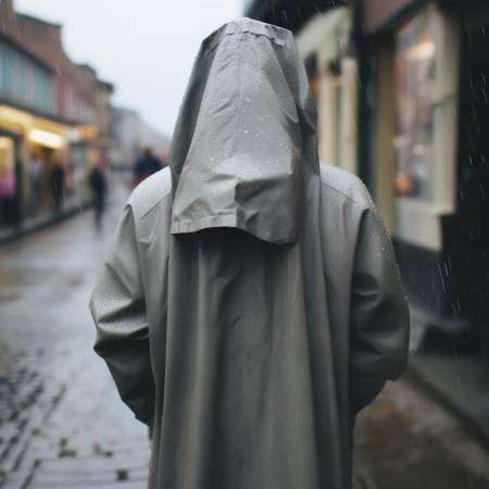 尊重雨衣特性,自然晾干