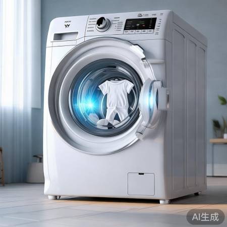 “YY婴儿洗衣机，抗菌大容量”