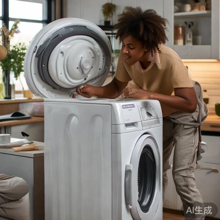 洗衣机盖子开法教程