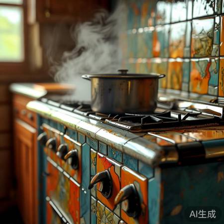 瓷砖灶，古董般耐用