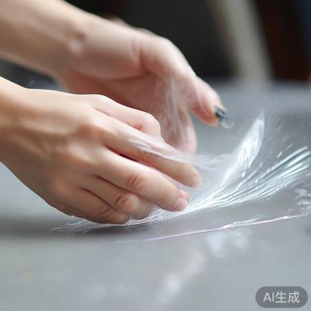 撕膜如画家挥洒色彩