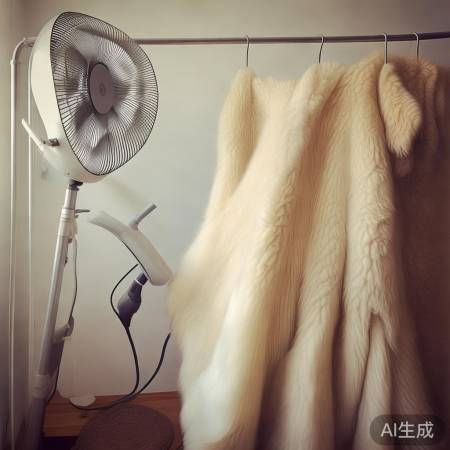 羊羔绒晾干小技巧