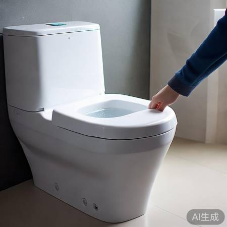 智能马桶自动冲洗,卫生方便。
