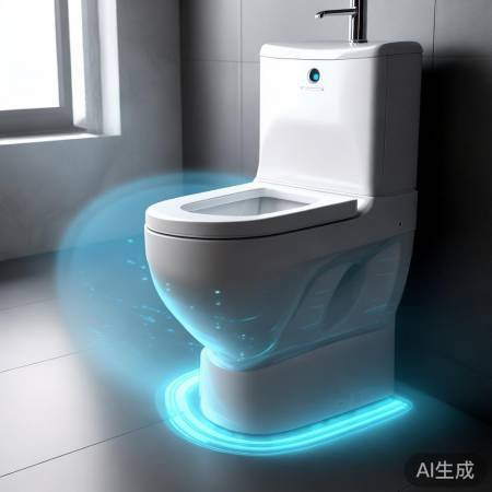 智能马桶脚踢冲水，红外感应卫生