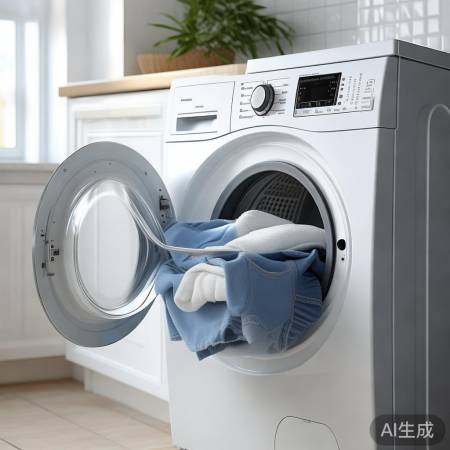 洗衣机勿空载，满载更省水