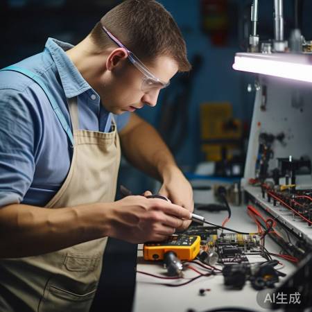 消毒柜灯泡维修，小心操作断电源
