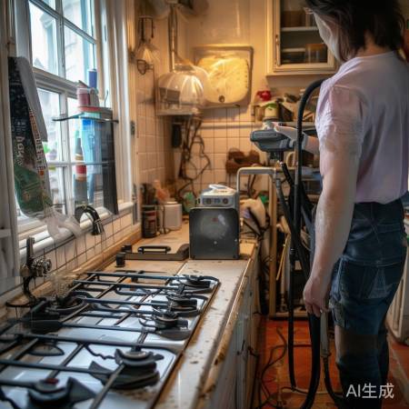 燃气不足,通风检查后专业人员来