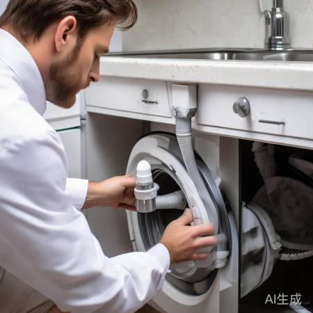 连接排水管至接口