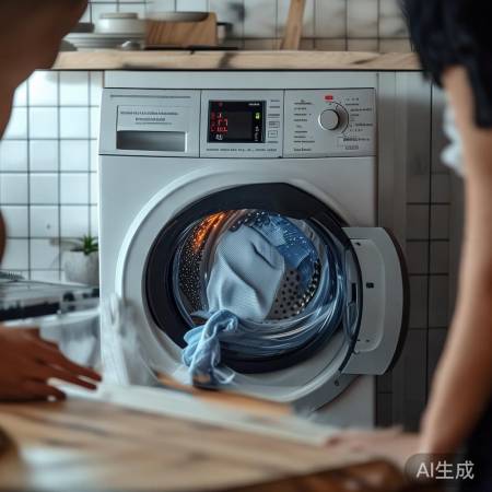 夏普洗衣机暂停烘干应对意外