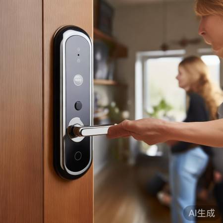“指纹锁提升家居生活品质”
