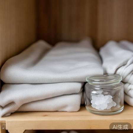 羊绒衫叠放防变形