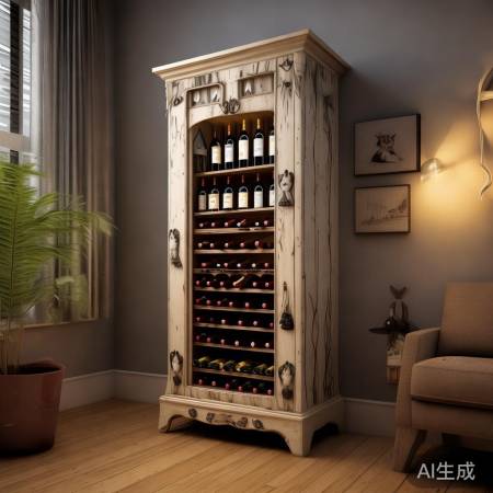 哈士奇红酒柜,趣味家居新选择