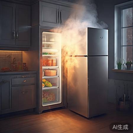 冰箱电路故障,外壳烫手