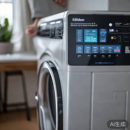 美的98元智能洗衣机,操作简便