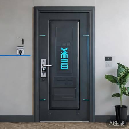 天津华盾:智能防盗门,连智能家