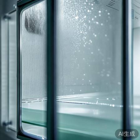 消毒柜内壁水雾判断消毒效果