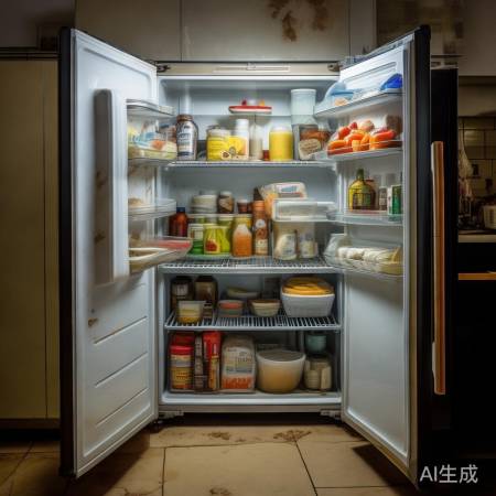 冰箱脏乱致空转