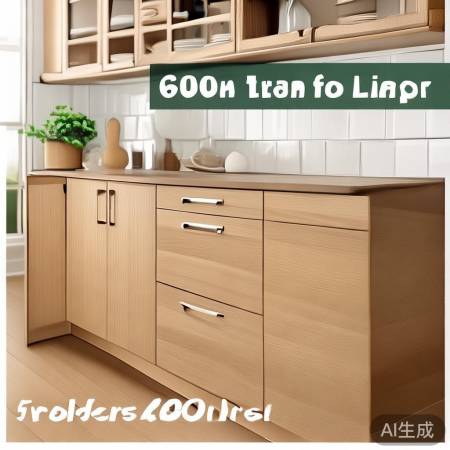 “橱柜深度60cm,储物宽敞不