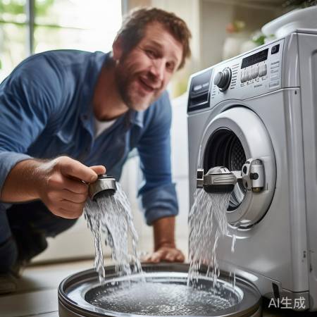 “安装排水阀,洗衣顺畅如新”