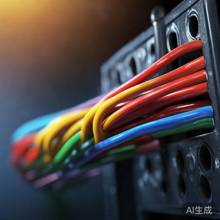电源线红,控制线蓝,接地线黄绿