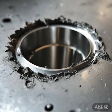 孔边平整,安全牢固