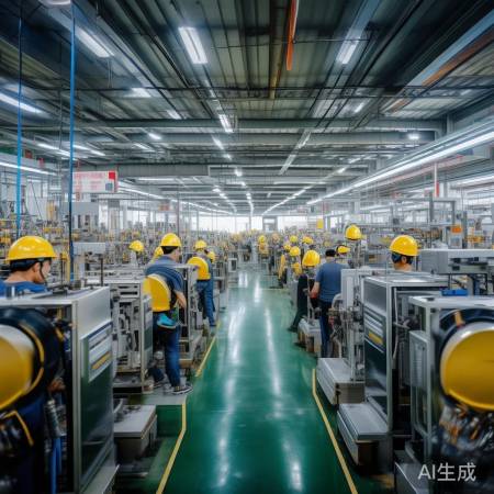 奥克斯现代化车间繁忙