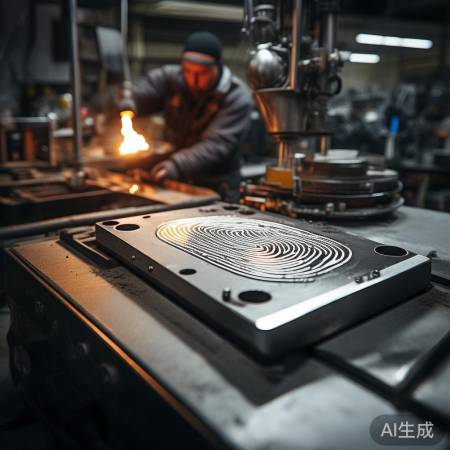 指纹锁铸造打磨光滑