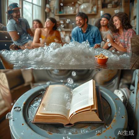 书籍洗衣机奇幻之旅