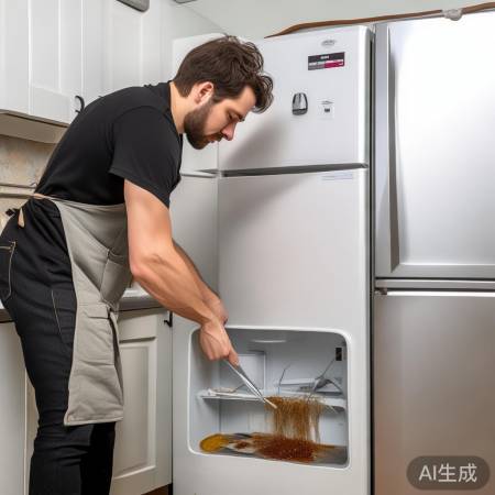 清理冰箱排水孔