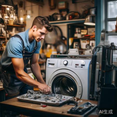 “选靠谱师傅修洗衣机”