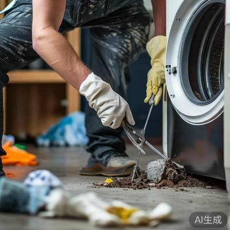 清理洗衣机排水泵