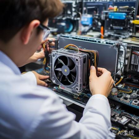 “风扇模块,简易接线,握持防损