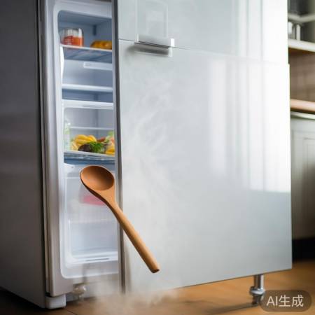 冰箱门开,通风防冷气散