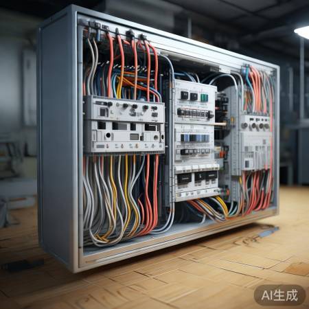 机电盒连线:电源线与信号线