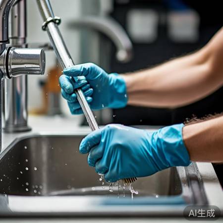 清洁进水口,刷除杂质