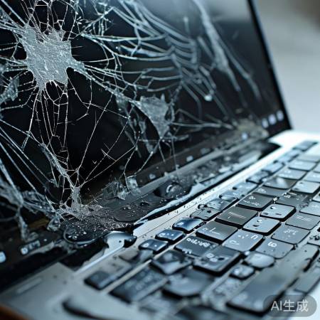 屏幕损坏，无法显示