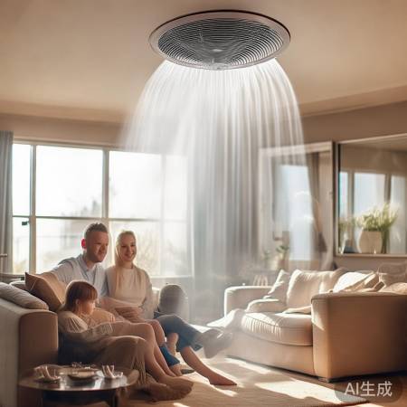 沙发上方出风口,享清凉
