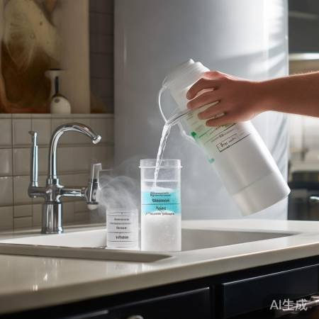 小苏打醋水垢溶解法