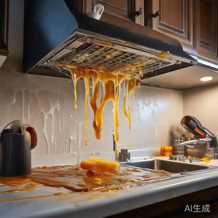 油烟机易坏,油污清理很重要。