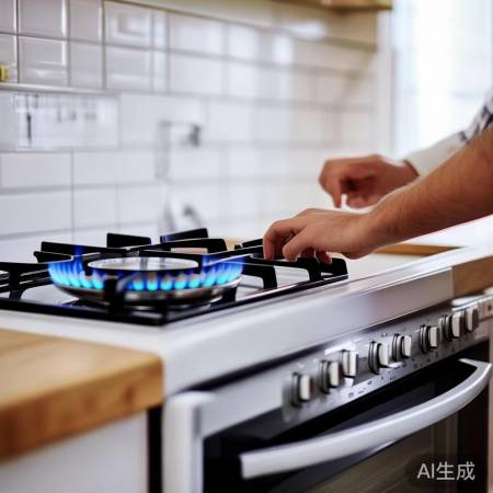 燃气灶安装简单,安全为上。