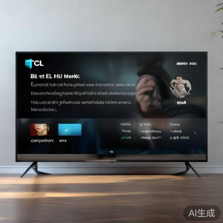 TCL电视系统简洁，偶有卡顿