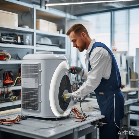 桑菱空气能热水器安装方便