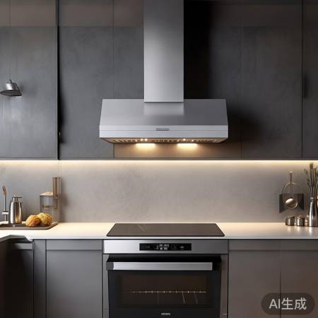 侧吸式油烟机，吸力强，操作便捷