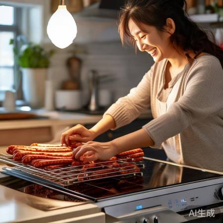 集成灶风干肠，美味又健康