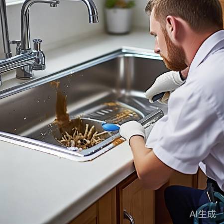 检查并疏通排水管