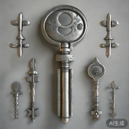 C级锁钥匙形状独特