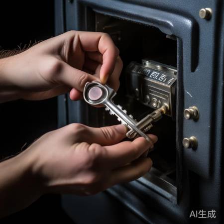 “钥匙卡住?用另一把轻敲!”