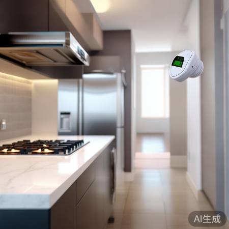 “安装燃气报警器,保障安全。”