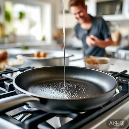 不粘锅清洗便捷